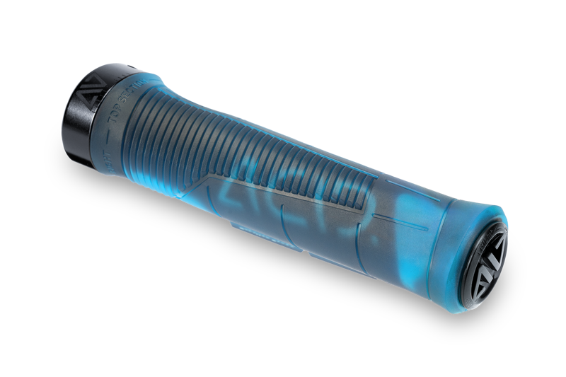 Acid Endure X Actionteam Grips 30.5mm in Translucent Topas Blue