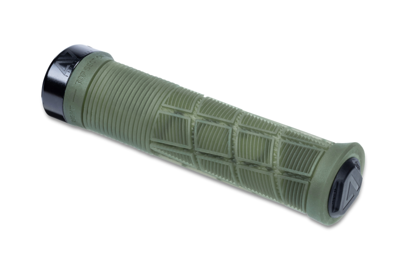 Acid Disrupt 30.5mm Grips in Translucent Olive