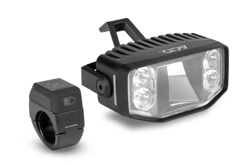 Acid Pro-E 300 Wide HB X-Connect eBike Front Light in Black