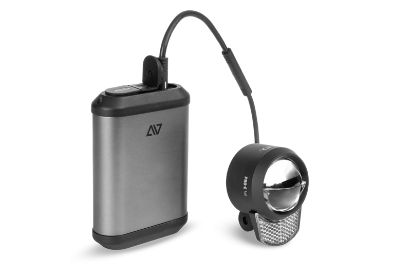 Acid Pro-E 150 Front Light w/Powerbank in Black/Space Grey/Black
