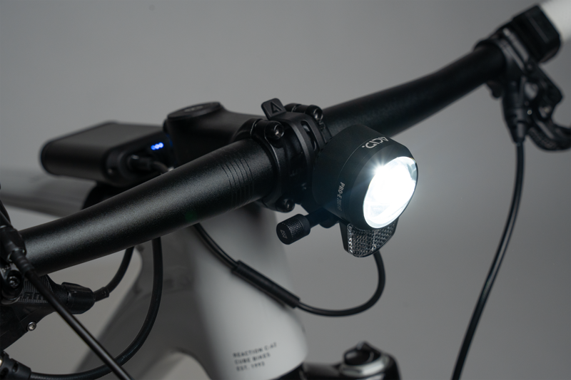 Acid Pro-E 200 HB Front Light w/Powerbank in Space Grey/Black-2
