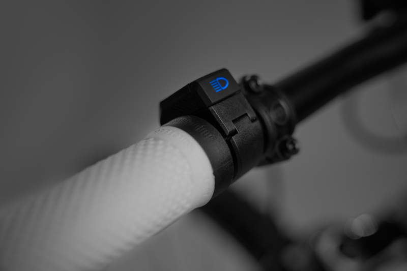 Acid Pro-E 200 HB Front Light w/Powerbank in Space Grey/Black-3