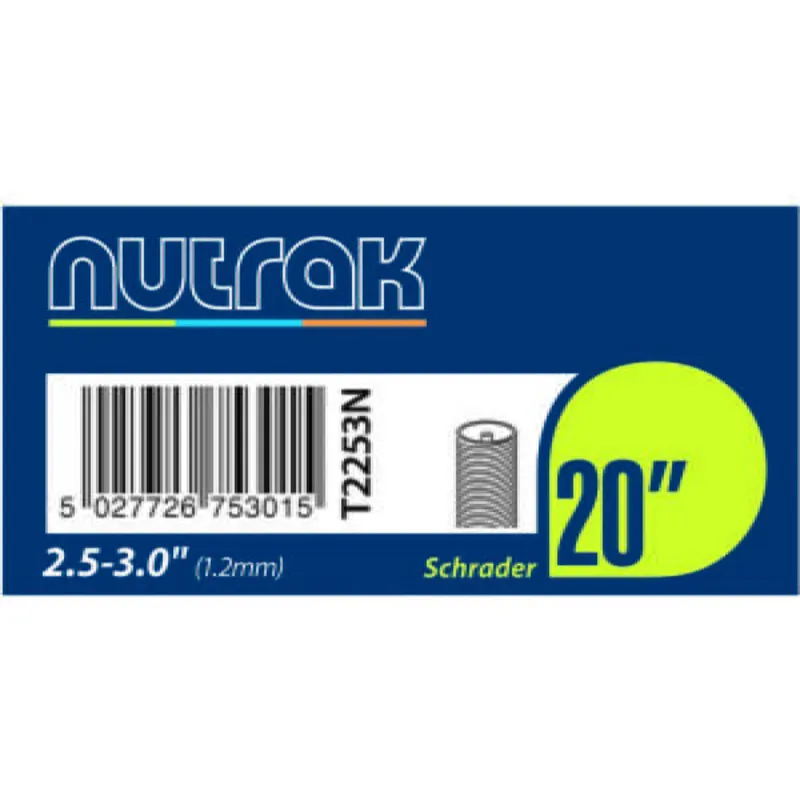 Nutrak Inner Tiube 20inch Black -1