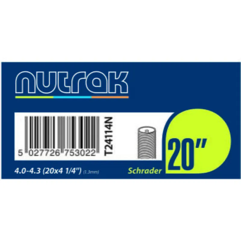 Nutrak Inner Tiube 20inch Black -2