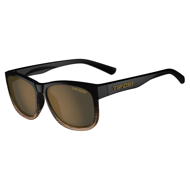 Tifosi Swank Xl Single Polarized Lens Sunglasses in Brown