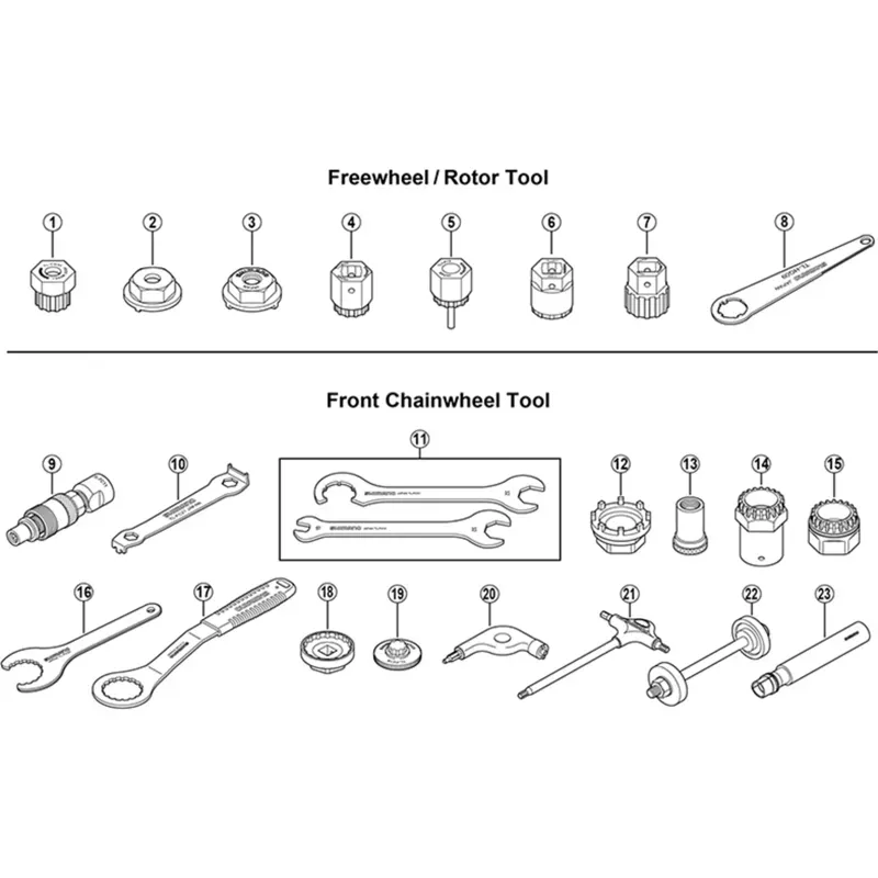 Shimano Workshop TL-FC11 Crank Arm Extractor in Black-1