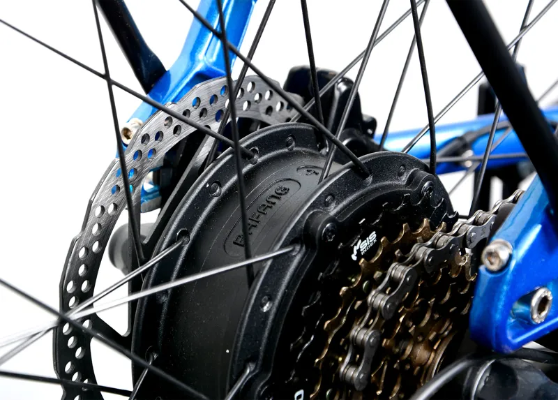 Ebco Urban 2T Electric Bike in Peacock Blue - Small-6