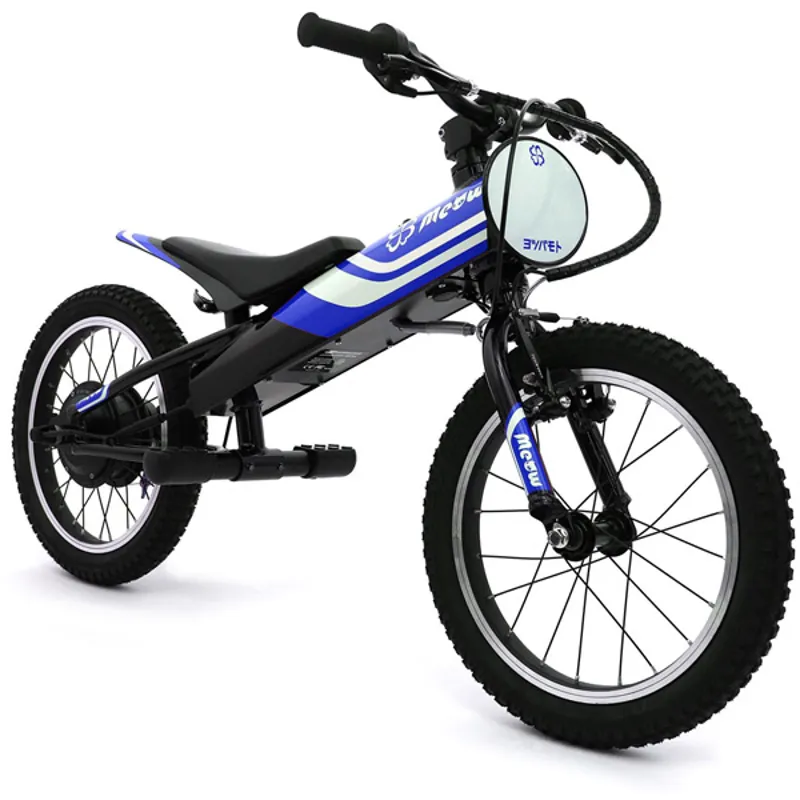 DRC Yotsuba 12inch Red/Blue Decal Black Kids Electric Balance Bike-1
