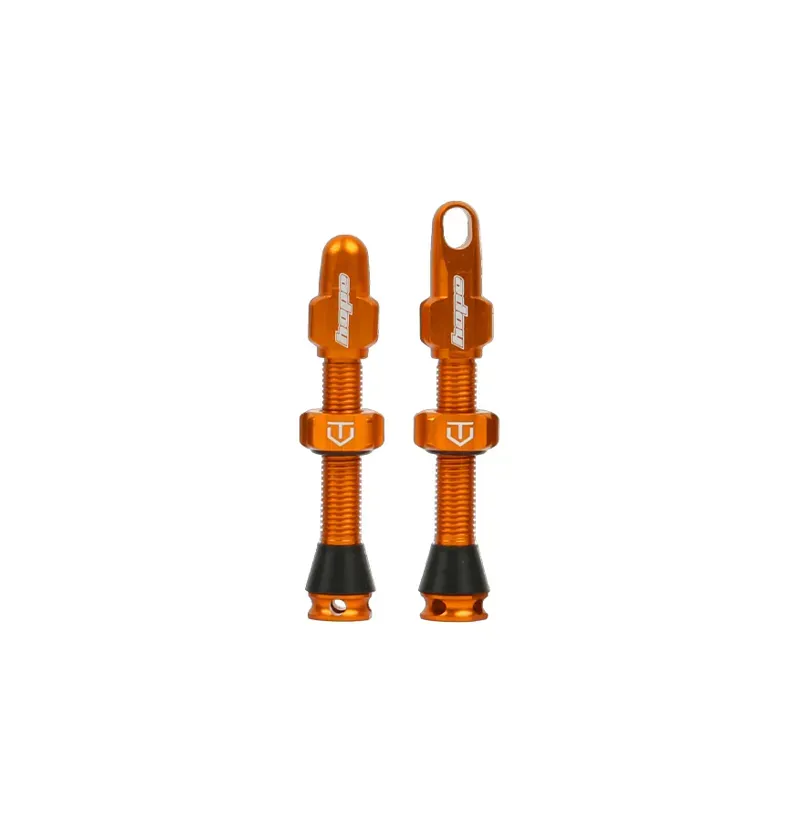 HOPE Tubeless Valve Pair - 40mm - Orange