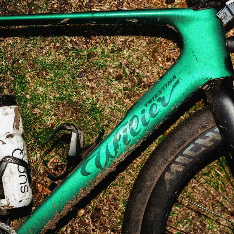 Wilier Rave SLR ID2 Frameset w/F-Bar in Pixel Green-4
