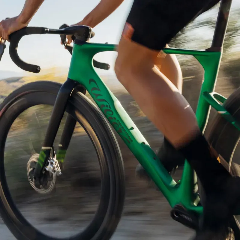 Wilier Rave SLR ID2 Frameset w/F-Bar in Pixel Green-5