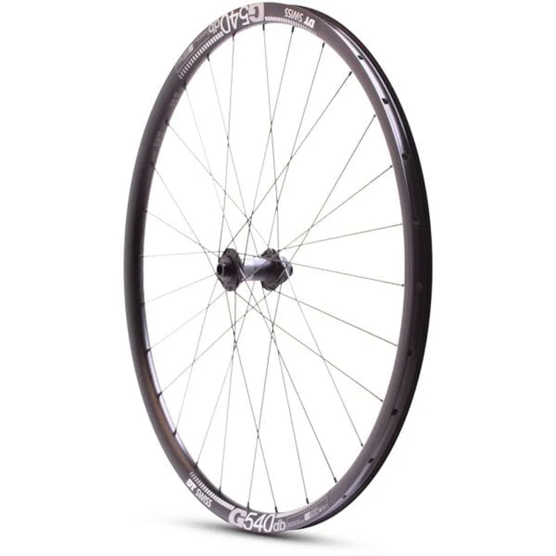 M Part Wheels Gravel Front Wheel DT 370 CL Hub G 540 Rim TLR black