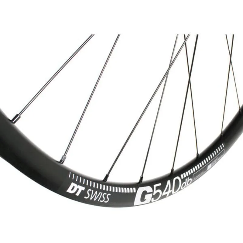 M Part Wheels Gravel Rear Wheel DT 370 CL Hub G 540 Rim TLR black-3