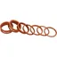 Wheels Manufacturing StackRight Headset Spacer Kit in Orange
