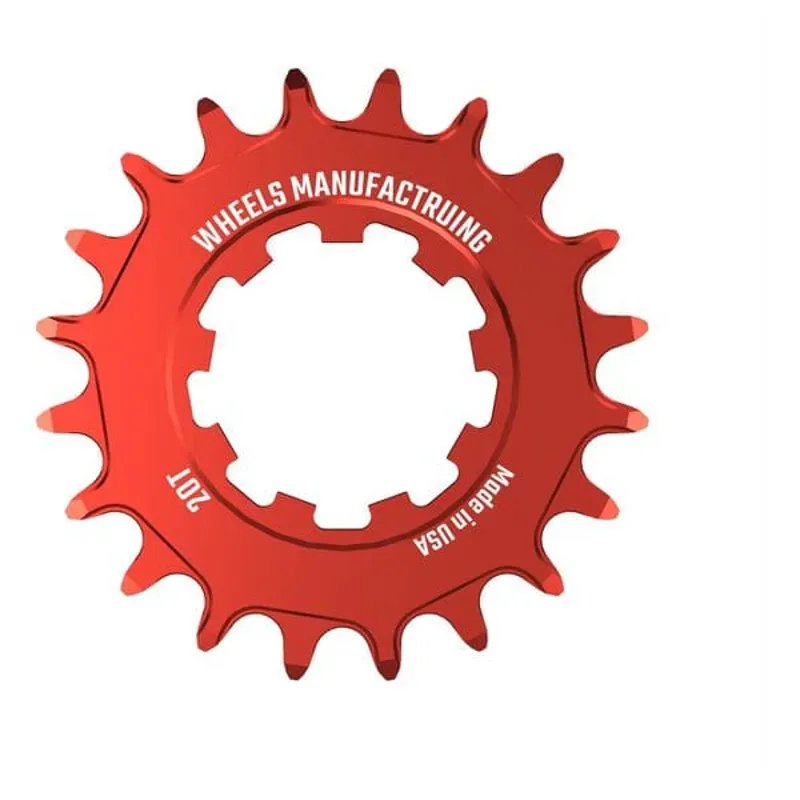 Wheels Manufacturing Solo-XD Single Speed Conversion Kit in Red-2